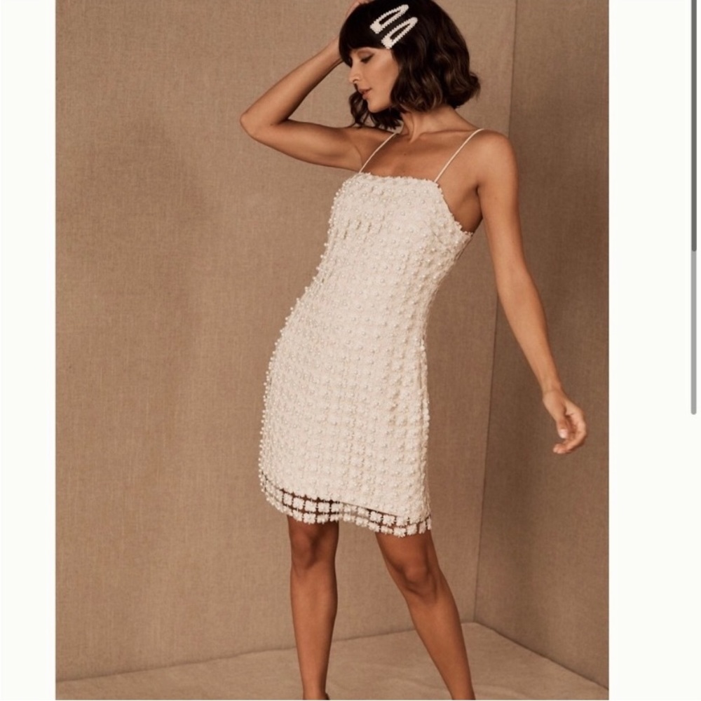 BHLDN Elliatt, pearl minidress, worn once, dry cleaned, not available in stores
